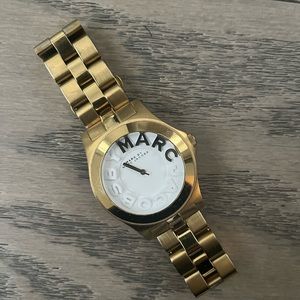 Marc by Marc Jacobs gold watch. Battery needs to be changed.
